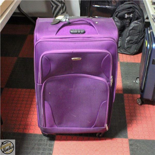 SEA AND SUN XL PURPLE SUITCASE