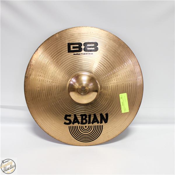 SABIAN B8 MEDIUM CTRASH 16" SYMBOL