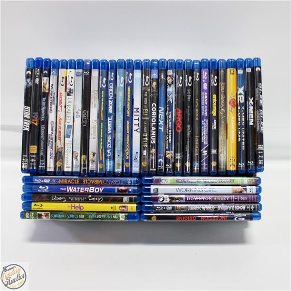 38 BLU RAYS ACTION & COMEDY