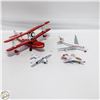 Image 1 : DIECAST AIRPLANE TOYS LOT, MISSING BACK