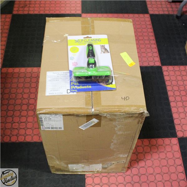 40 PET BRUSHES WORKS ON CATS OR DOGS PUSH