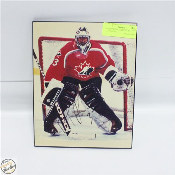 PATRICK ROY TEAM CANADA AUTOGRAPH