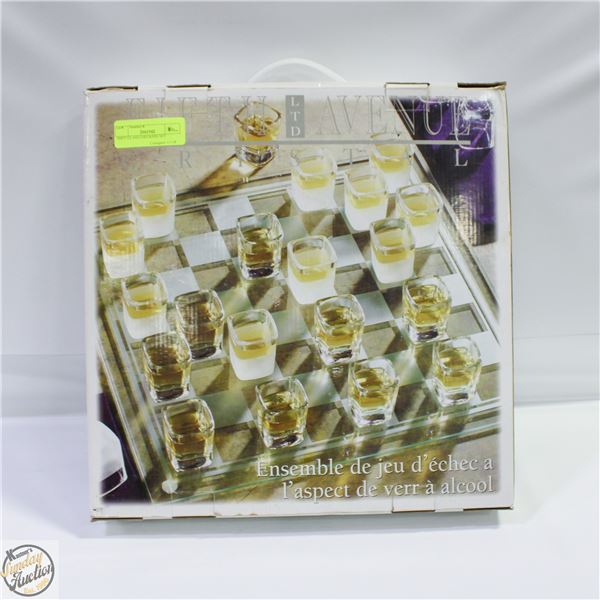 SHOT GLASS CHECKERS SET