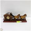 Image 1 : VINTAGE HORSE CARRIAGE CLOCK ELECTRIC-NEEDS REPAIR