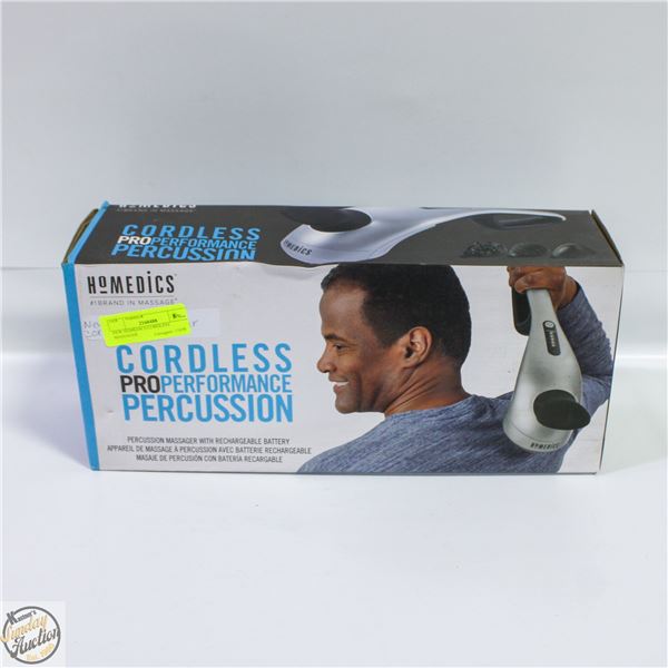 NEW HOMEDICS CORDLESS MASSAGER