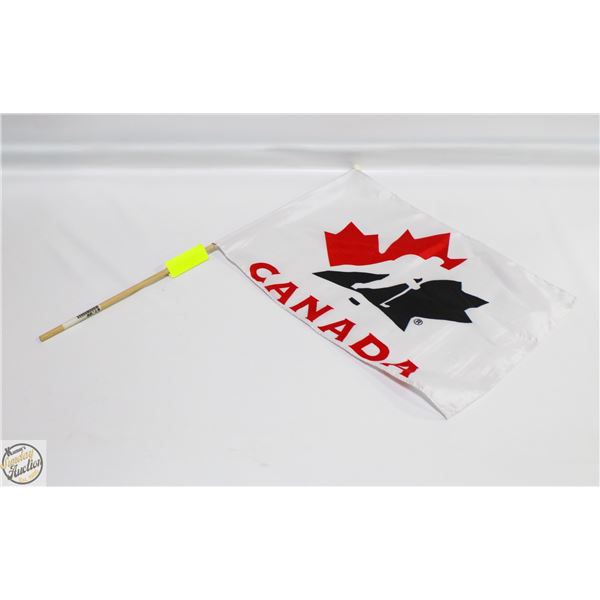 NEW FLAG CANADA HOCKEY WHITE