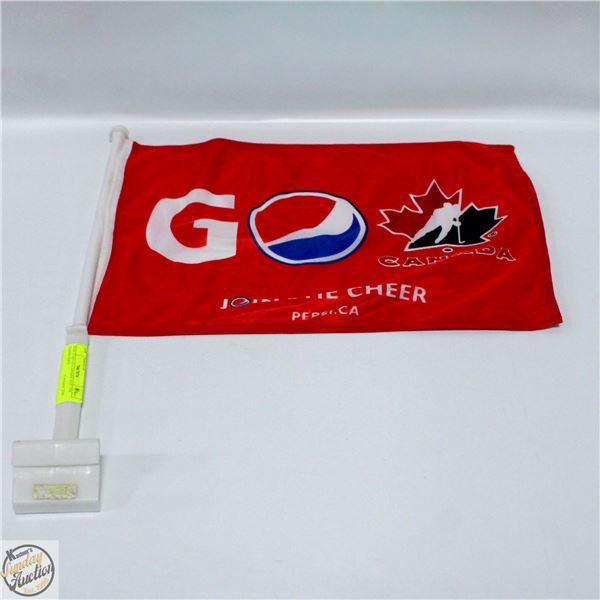 NEW FLAG GO CANADA JOIN THE CHEER PEPSI