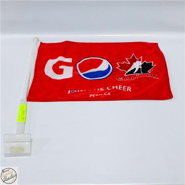 NEW FLAG GO CANADA JOIN THE CHEER PEPSI