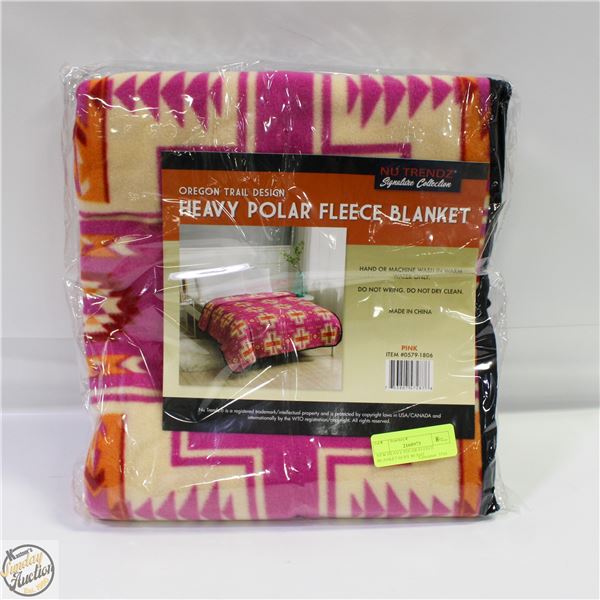 NEW HEAVY POLAR FLEECE BLANKET 60 BY 80 SIZE