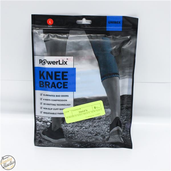 POWERLIX KNEE BRACE, NEW SIZE L