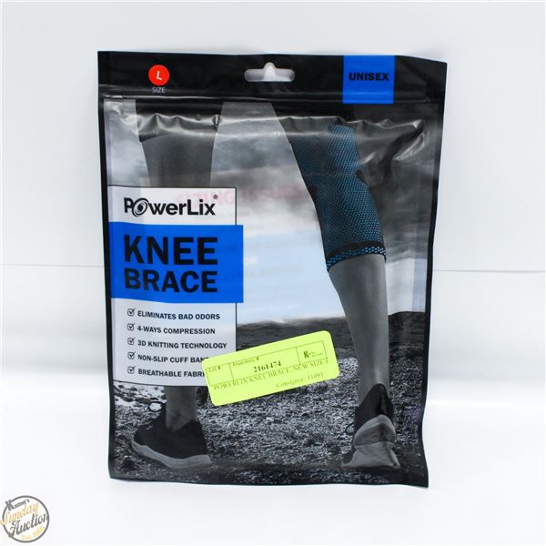 POWERLIX KNEE BRACE, NEW SIZE L
