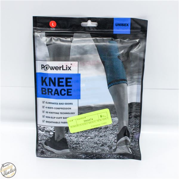 POWERLIX KNEE BRACE, NEW SIZE L