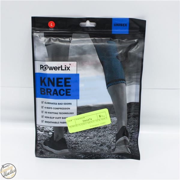 POWERLIX KNEE BRACE, NEW SIZE L