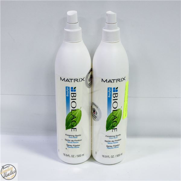 (2) MATRIX BIOLAGES STYLING FINISHING SPRITZ