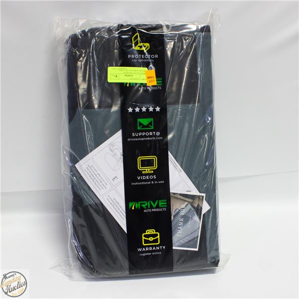 DRIVE AUTO CAR SEAT PROTECTORS SET OF 2 GREY