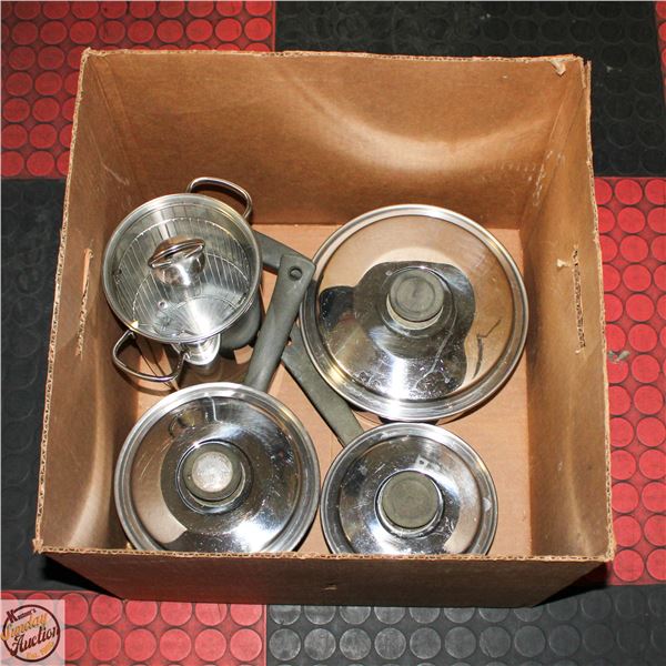 4-PC STAINLESS COOKWARE SET,
