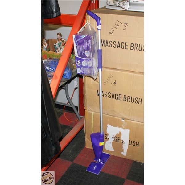 SWIFFER POWER MOP, W. WETJET PADS