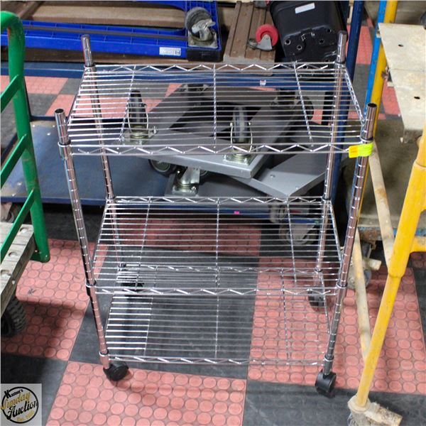 STEEL CART ON CASTORS