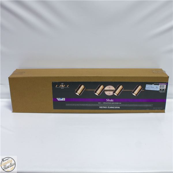 NEW LIGHT FIXTURE SHALE FIXED TRACK 4- 3/4