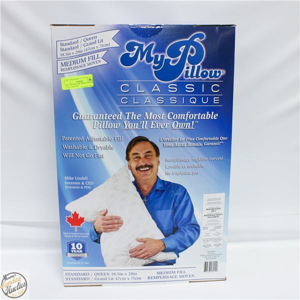 NEW "MY PILLOW" BRAND IN BOX STANDARD SIZE