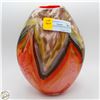 Image 1 : MURANO GLASS VASE H9.5XW8XD5