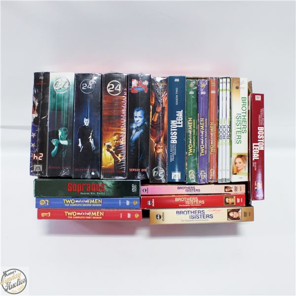 LOT OF VARIOUS SEASONS OF DVDS