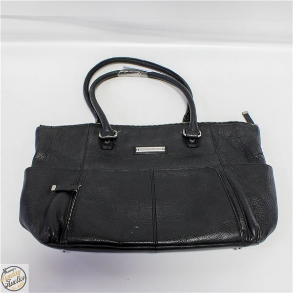 CALVIN KLIEN LARGE BLACK HAND BAG