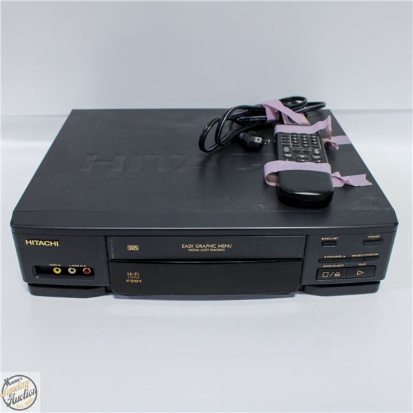 HITACHI VCR MODEL F391 WITH REMOTE