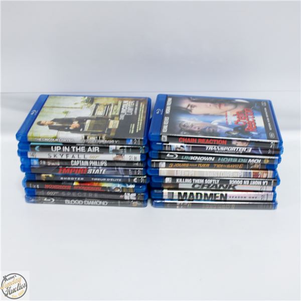 LOT OF BLUE RAY