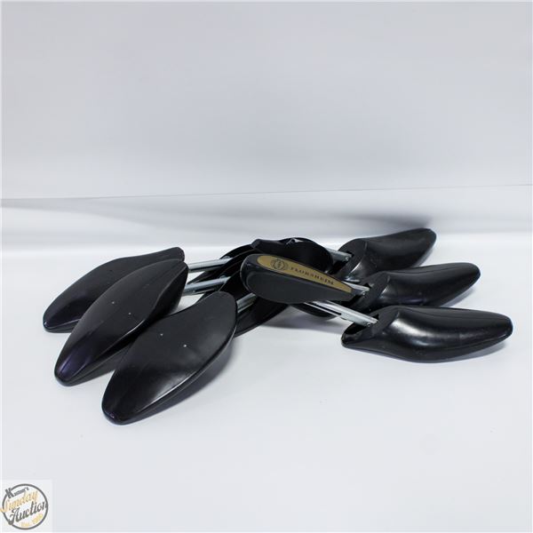6 ACRYLIC SHOE TREES