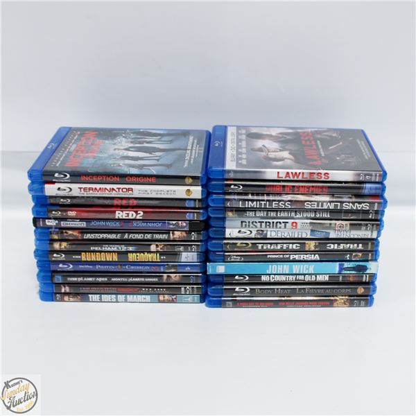 LOT OF BLUE RAY