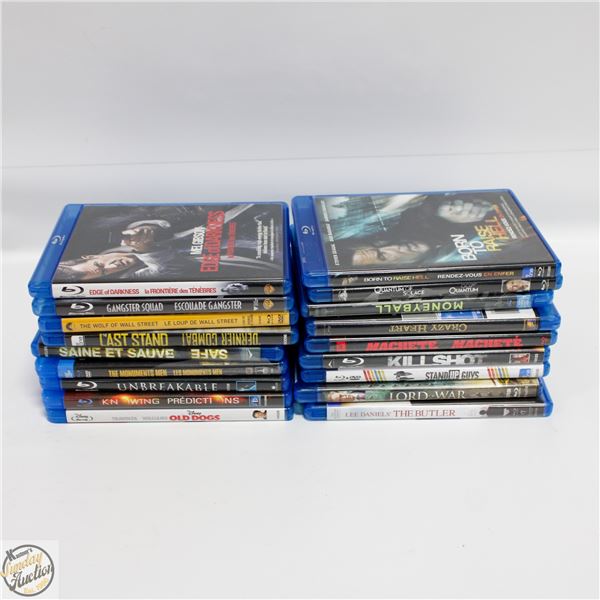 LOT OF BLUE RAY