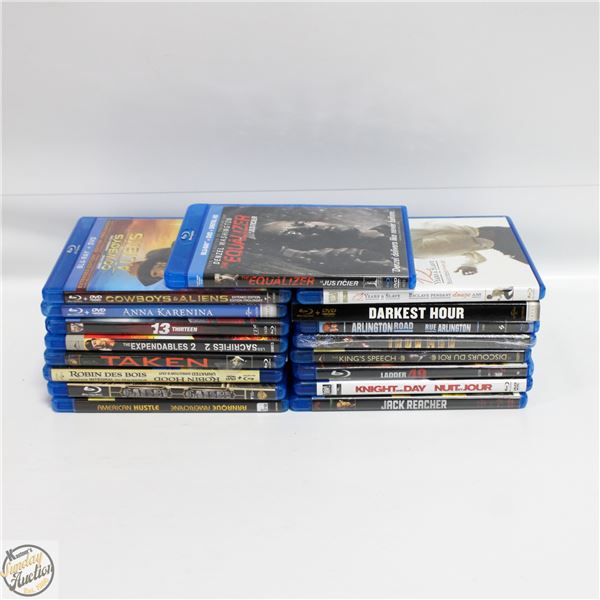 LOT OF BLUE RAY