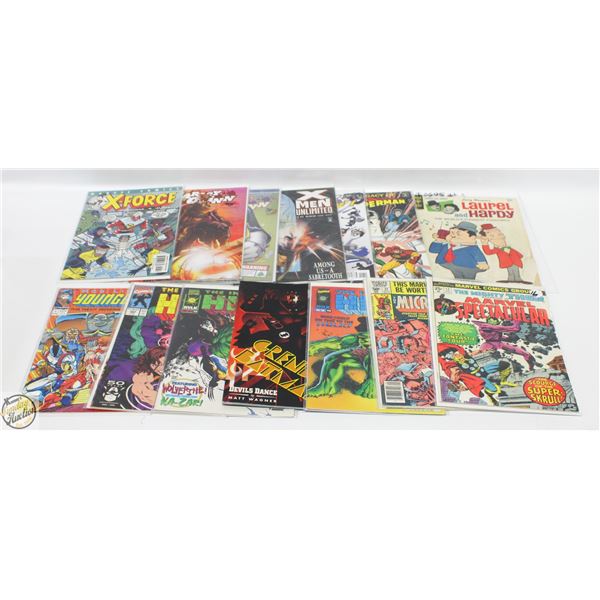 LOT OF 15 COLLECTOR COMICS