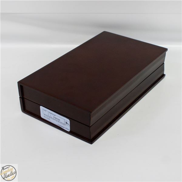 WOOD BOX DVD & BLUE RAY HOLDER