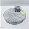 Image 1 : SOLID MARBLE VANITY STONE 11" DIAMETER SOLD WITH