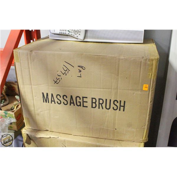 CASE WITH 120 MASSAGE BRUSHES AS SEEN ON TV