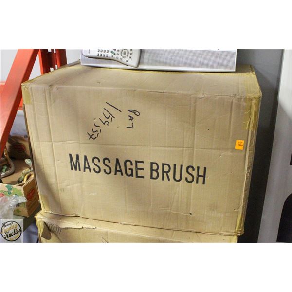 CASE WITH 120 MASSAGE BRUSHES AS SEEN ON TV