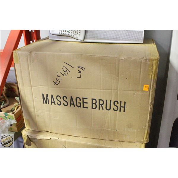 CASE WITH 120 MASSAGE BRUSHES AS SEEN ON TV