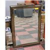 Image 1 : LARGE BRASS COLOR MIRROR