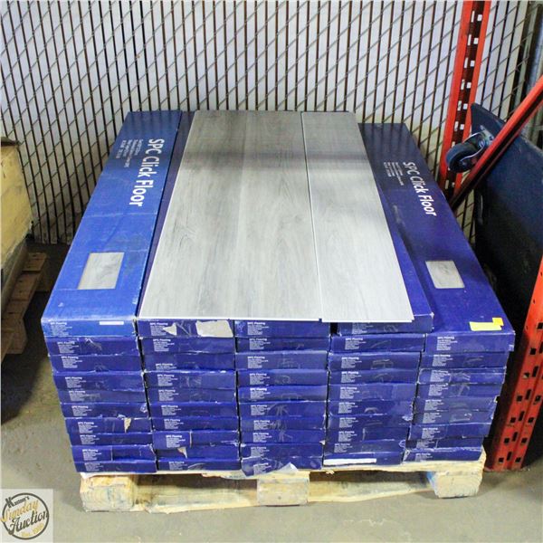 PALLET OF VINYL CLICK FLOORING APPROX 970 SQ FT