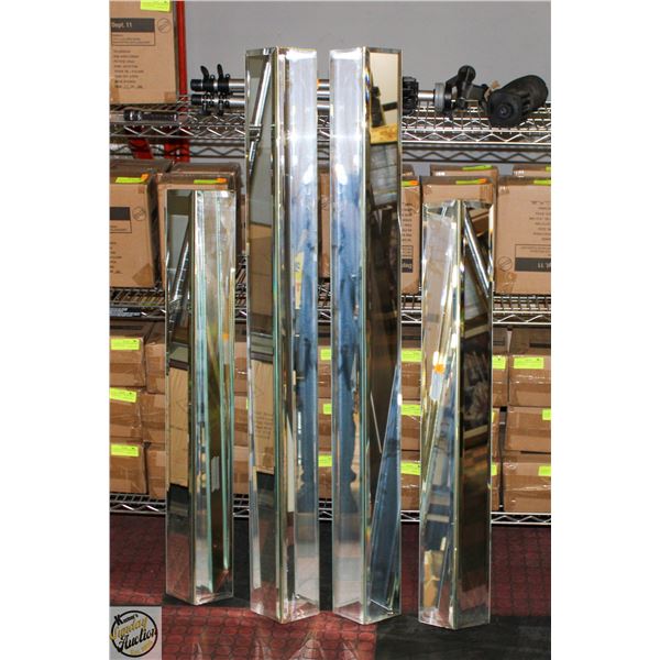 4 PIECE MIRROR WALL DÉCOR