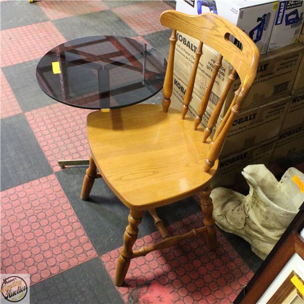WOODEN KITCHEN CHAIR