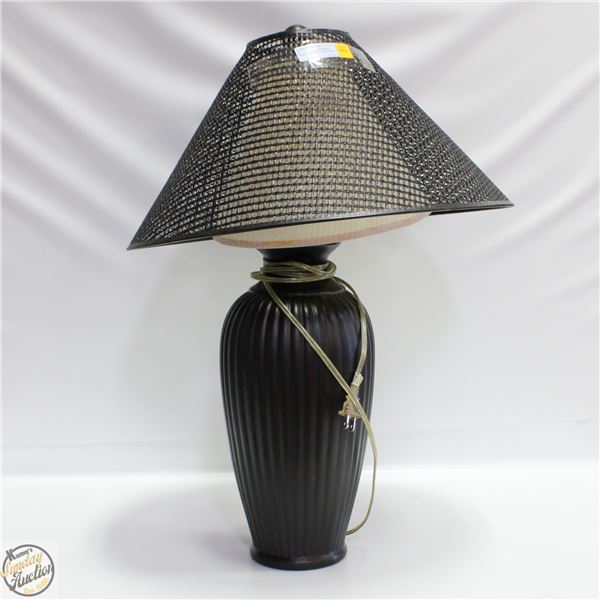 TALL BLACK DESK LAMP