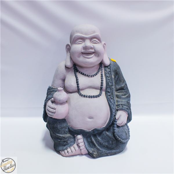 CERAMIC PAINTED BUDDAH FIGURE / STATUE