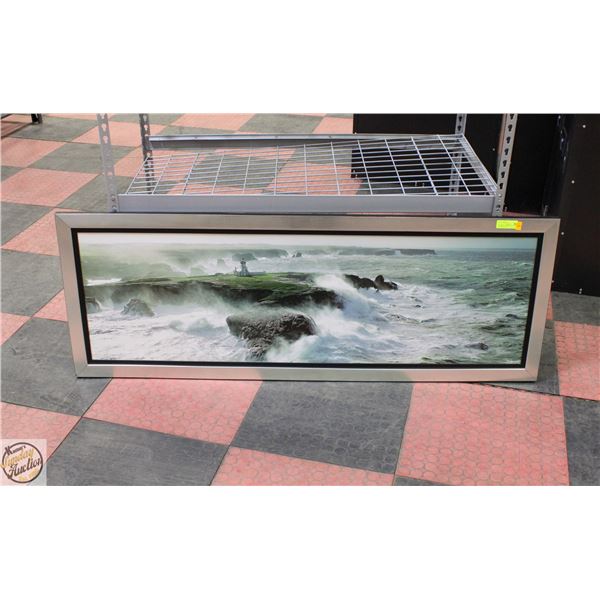 ATLANTIC CANADA PHOTO PRINT FRAMED H22X W61