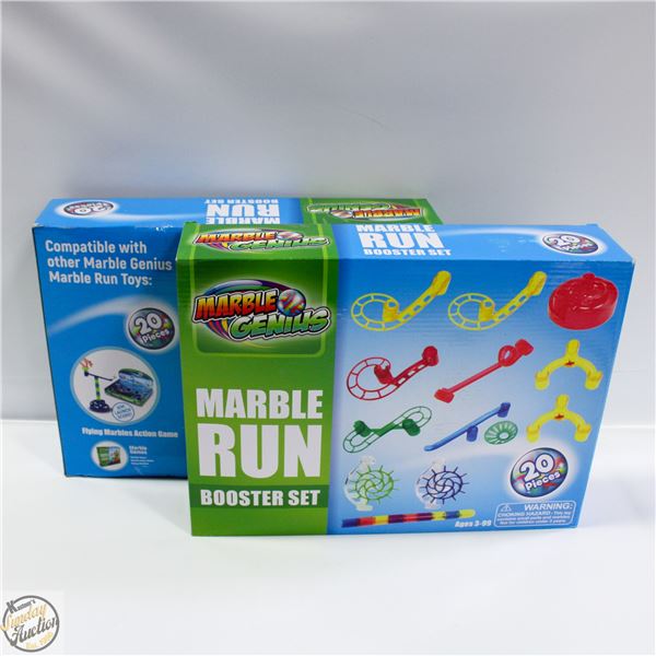 2 X MARBLE GENIUS MARBLE RUN SETS