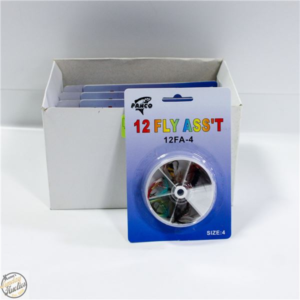 CASE OF 10 X 12 FISHING FLYS