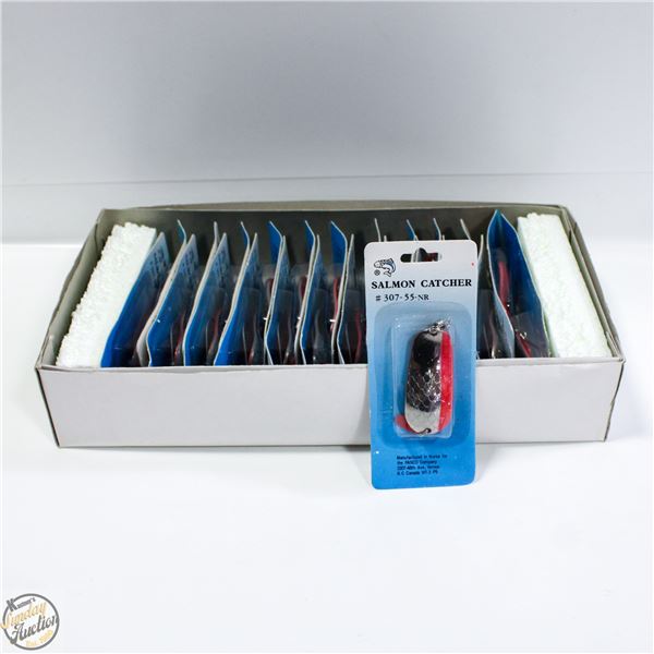 CASE OF 24 SALMON PIKE FISHING LURES