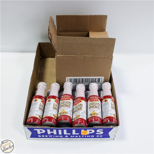 CASE OF 12 BOTTLES HICKORY FLAVOUR LIQUID SMOKE